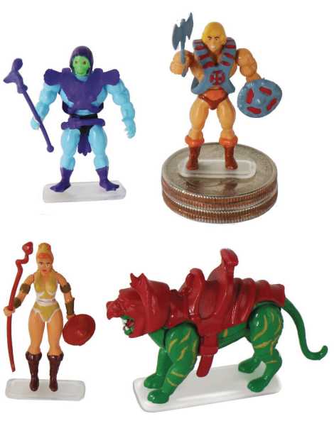 WORLDS SMALLEST MASTERS OF THE UNIVERSE FIGURE INNER CASE SET