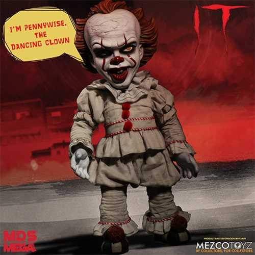 VORBESTELLUNG ! Stephen Kings It Pennywise Talking Mega-Scale 15 Inch Doll Puppe