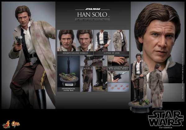 VORBESTELLUNG ! Hot Toys Star Wars: Episode VI - Return of the Jedi 1/6 Han Solo 30 cm Actionfigur