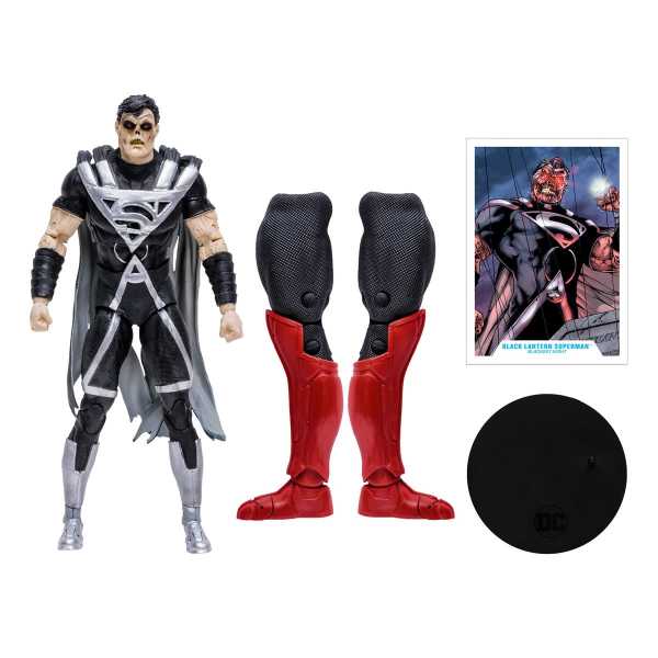 McFarlane Toys DC Build-A Red Lantern Atrocitus Blackest Night Black Lantern Superman Actionfigur
