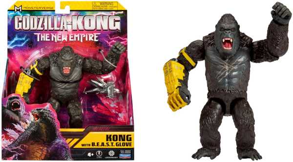 VORBESTELLUNG ! MV Godzilla x Kong: New Empire Movie Kong with B.E.A.S.T. Glove 6 Inch Actionfigur