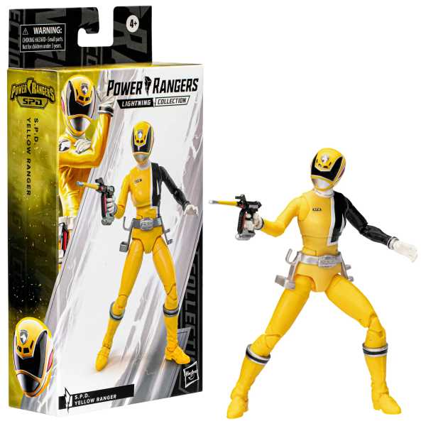 Power Rangers Lightning Collection S.P.D. Yellow Ranger 6 Inch Actionfigur