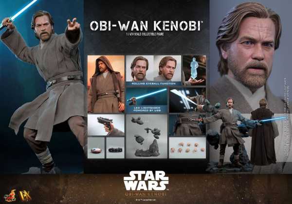 Hot Toys Star Wars: Obi-Wan Kenobi 1/6 Obi-Wan Kenobi 30 cm Actionfigur