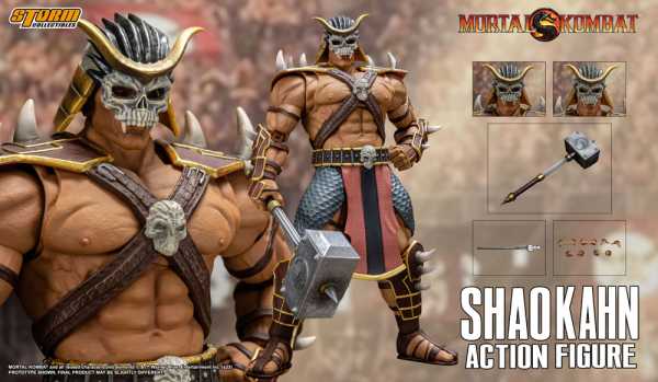 VORBESTELLUNG ! Storm Collectibles Mortal Kombat 1/12 Shao Kahn 18 cm Actionfigur