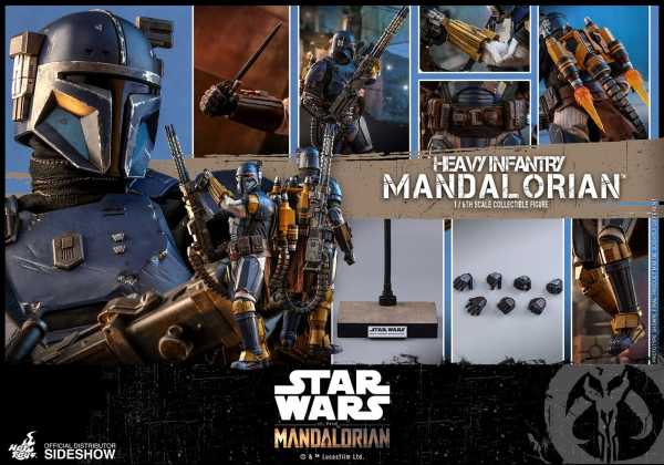 VORBESTELLUNG ! Star Wars The Mandalorian 1/6 Heavy Infantry Mandalorian 32 cm Actionfigur