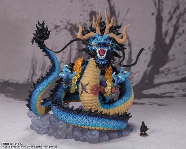 VORBESTELLUNG ! One Piece FiguartsZERO (Extra Battle) Kaido King of the Beasts - Twin Dragons Statue