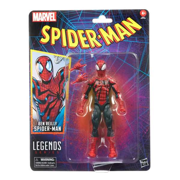 VORBESTELLUNG ! Marvel Legends Spider-Man Retro Ben Reilly Spider-Man 6 Inch Actionfigur