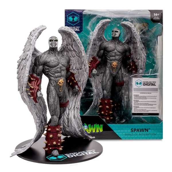 VORBESTELLUNG ! Spawn Wings of Redemption 12 Inch Posed Statue & McFarlane Toys Digital Collectible