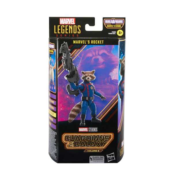 Marvel Legends Guardians of the Galaxy Vol. 3 Marvel's Rocket 6 Inch BaF Actionfigur