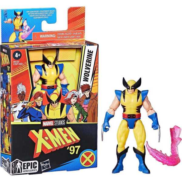 X-Men '97 Epic Hero Series Wolverine 4 Inch Actionfigur