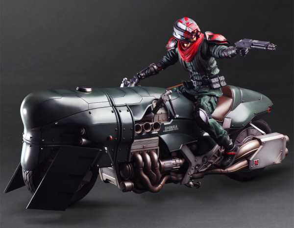 Final Fantasy VII R. PAK Shinra Elite Security Officer Actionfigur & Motorcycle Set