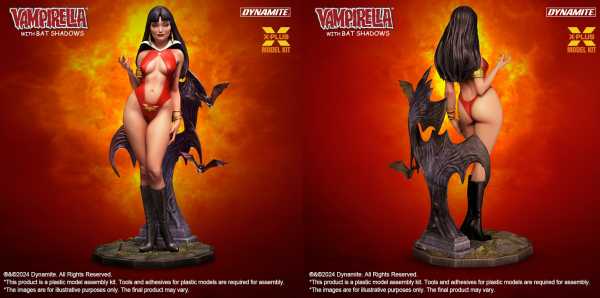 VORBESTELLUNG ! Vampirella with Bat Shadows 1:8 Scale Model Kit Modellbausatz