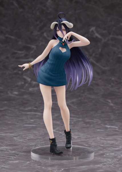 AUF ANFRAGE ! Overlord IV AMP Coreful Albedo PVC Statue Knit Dress Version Renewal Edition
