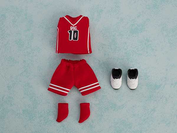Original Character Outfit Set: Basketball Uniform (Red) Nendoroid Doll Puppen Zubehör-Set