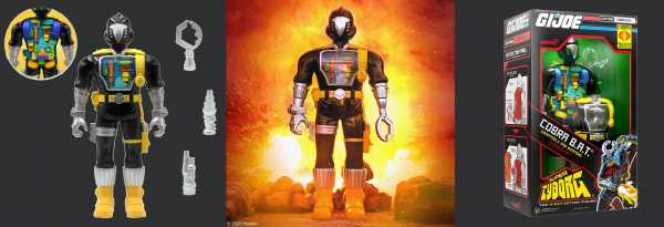 G.I. Joe Super Cyborg Cobra B.A.T. (Original) 28 cm Actionfigur