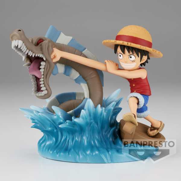 VORBESTELLUNG ! One Piece Monkey D. Luffy vs Local Sea Monster Log Stories World Collectable Figur