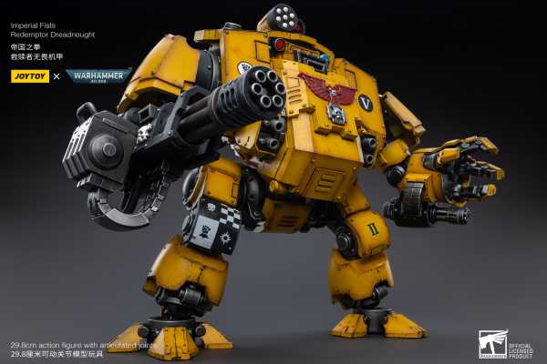 Joy Toy Warhammer 40k 1/18 Imperial Fists Redemptor Dreadnought Actionfigur