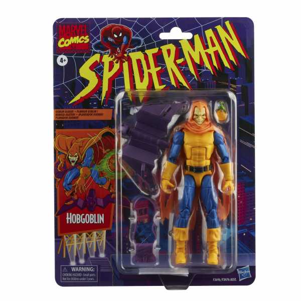 Spider-Man Retro Marvel Legends Hobgoblin 6 Inch Actionfigur