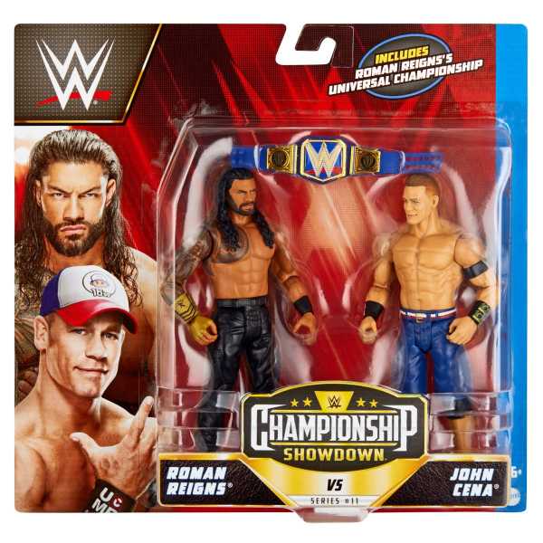 WWE Championship Showdown Series 11 Roman Reigns vs John Cena Actionfiguren 2-Pack