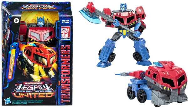 Transformers Generations Legacy United Voyager Animated Optimus Prime Actionfigur