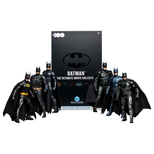 VORBESTELLUNG ! DC Multiverse WB100 Batman The Ultimate Movie Collection 7 Inch Actionfiguren 6-Pack