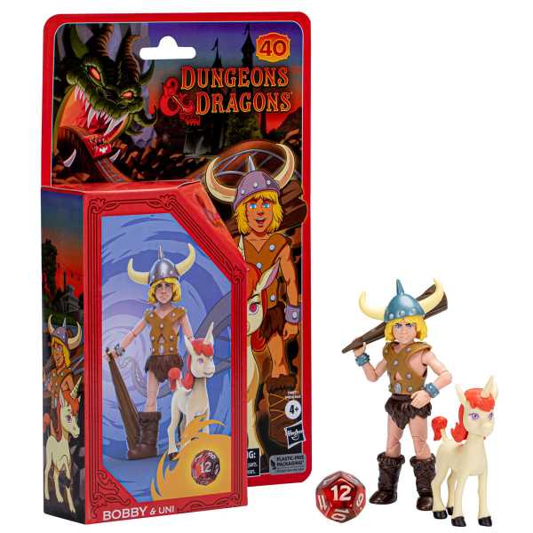 Dungeons & Dragons Cartoon Series Bobby & Uni 6 Inch Actionfigur