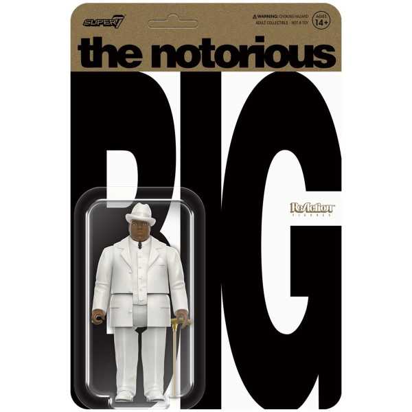 VORBESTELLUNG ! Notorious B.I.G. Biggie in Suit 3 3/4-Inch ReAction Actionfigur