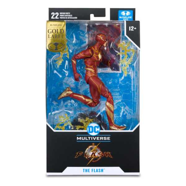DC The Flash Movie The Flash (Speed Force Variant) (Gold Label) 18 cm Actionfigur
