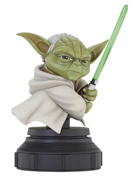 VORBESTELLUNG ! Star Wars The Clone Wars Animated Yoda 1:7 Scale Büste