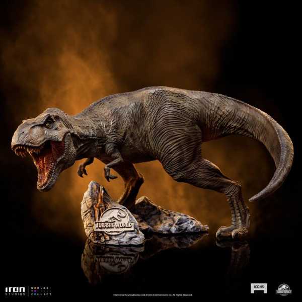 VORBESTELLUNG ! Jurassic World Icons T-Rex 13 cm Statue