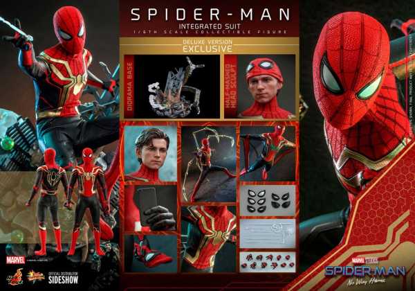 AUF ANFRAGE ! Spider-Man No Way Home 1/6 Spider-Man (Integrated Suit) 29 cm MMP Actionfigur Deluxe