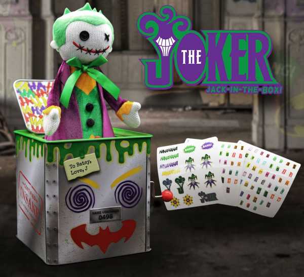 VORBESTELLUNG ! DC Comics Joker 29 cm Springteufel Spieluhr