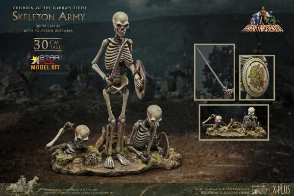 VORBESTELLUNG ! Ray Harryhausen's Children of the Hydra's Teeth Skeleton Army Modellbausatz