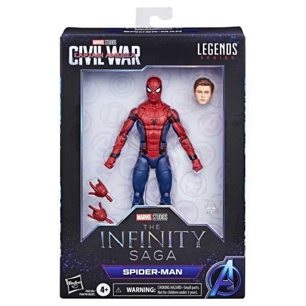 Marvel Legends Infinity Saga Captain America Civil War Spider-Man 6 Inch Actionfigur