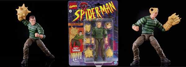 VORBESTELLUNG ! Spider-Man Marvel Legends Sandman 15 cm Actionfigur