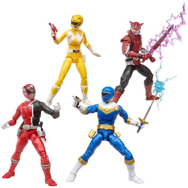 Power Rangers Lightning Collection 6 Inch Actionfiguren Wave 4 Komplett-Set