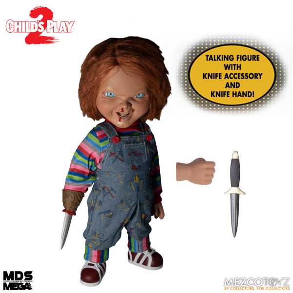 MDS MEGA SCALE CHILD'S PLAY TALKING MENACING CHUCKY ACTIONFIGUR