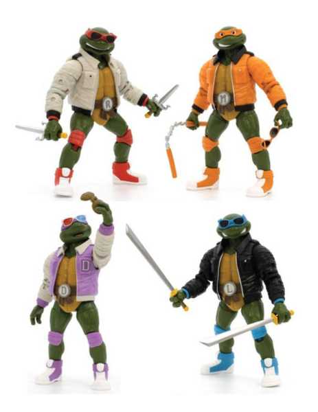 VORBESTELLUNG ! BST AXN Teenage Mutant Ninja Turtles Street Gang Sortiment #4 Actionfiguren 4-Pack