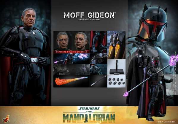 VORBESTELLUNG ! Hot Toys Star Wars: The Mandalorian 1/6 Moff Gideon (Mandalore) 29 cm Actionfigur