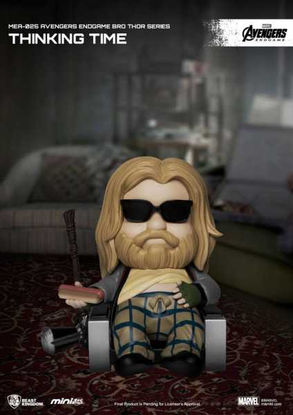 Avengers: Endgame Bro Thor Series Thinking Time 8 cm Mini Egg Attack Figur