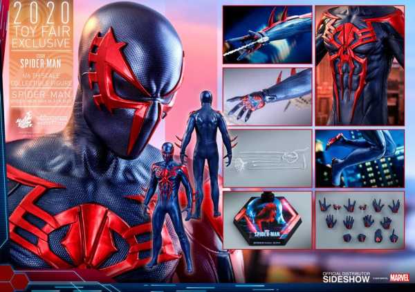 VORBESTELLUNG ! Video Game Masterpiece 1/6 Spider-Man 2099 Black Suit HT Exclusive Actionfigur