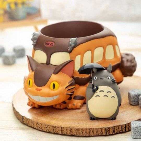 AUF ANFRAGE ! Mein Nachbar Totoro Catbus & Totoro Diorama / Aufbewahrungsbox