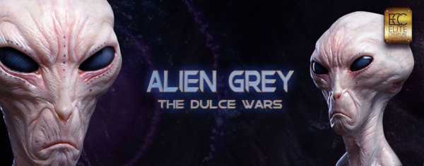 AUF ANFRAGE ! The Dulce Wars Alien Grey 61 cm Life-Size Büste