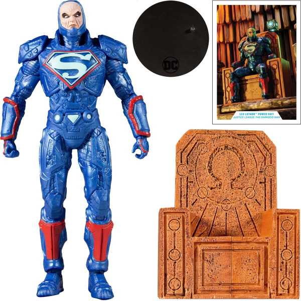 McFarlane Toys DC Multiverse Lex Luthor Blue Power Suit JL: The Darkseid War 7 Inch Actionfigur