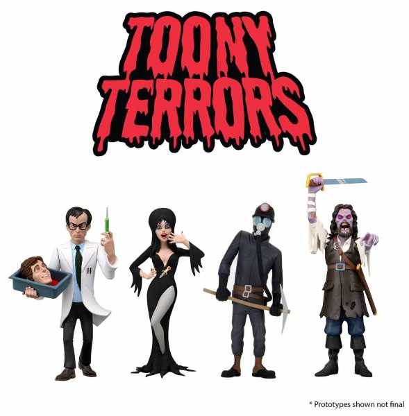 NECA Toony Terrors Serie 6 15 cm Actionfiguren Komplett-Set