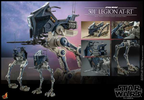VORBESTELLUNG ! Hot Toys Star Wars The Clone Wars 1/6 501st Legion AT-RT 64 cm Actionfigur