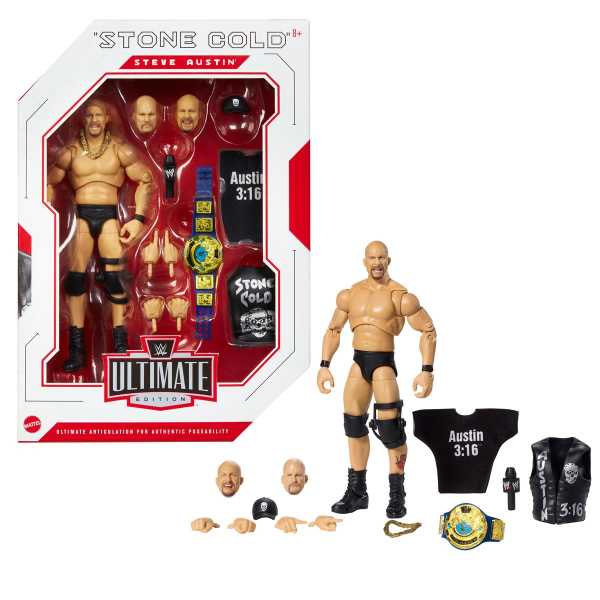 WWE Ultimate Edition Best Of Wave 2 Stone Cold Steve Austin Actionfigur