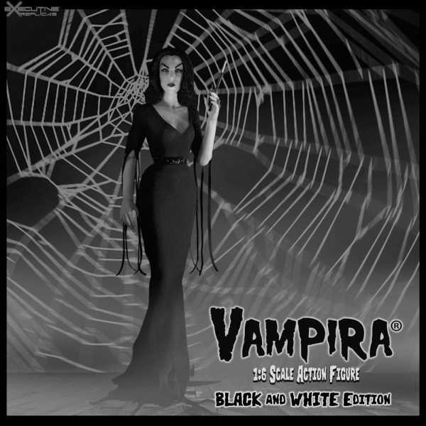 VORBESTELLUNG ! Executive Replicas Vampira 1/6 Scale 30 cm Actionfigur Regular Black & White Edition