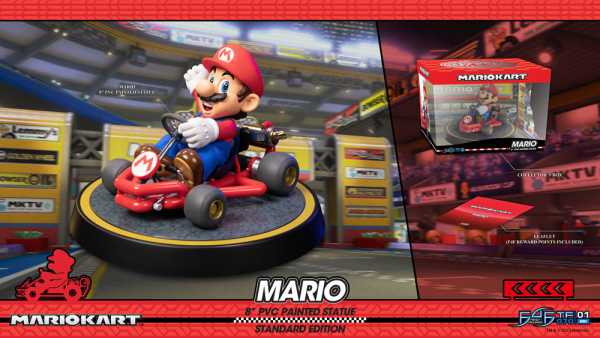 AUF ANFRAGE ! Mario Kart Mario 19 cm PVC Statue Standard Edition