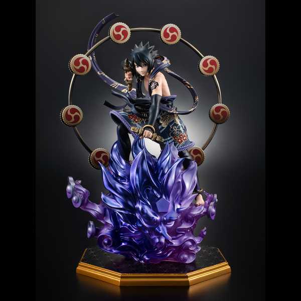 VORBESTELLUNG ! Naruto Shippuden Precious G.E.M. Series Sasuke Uchiha Thunder God 28 cm PVC Statue